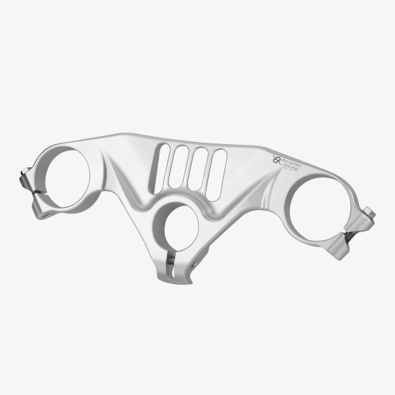 Aluminum top triple clamp Ducati Panigale V4-V4S-V4R 18-23 - SILVER