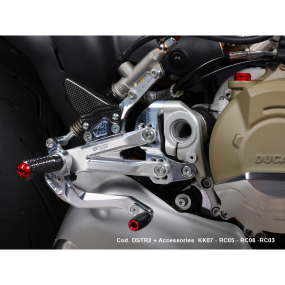 Aluminum rearsets Ducati Streetfighter V4 20-23