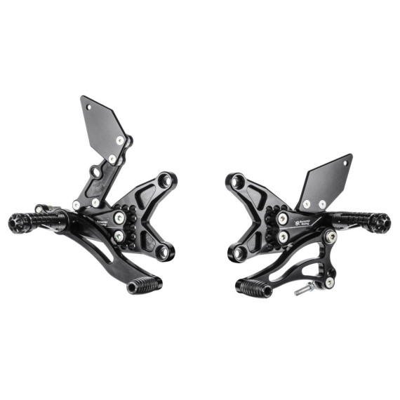 Aluminum rearsets Kawasaki ZX-10R 16-20