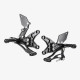 Aluminum rearsets Kawasaki ZX-10R 16-20