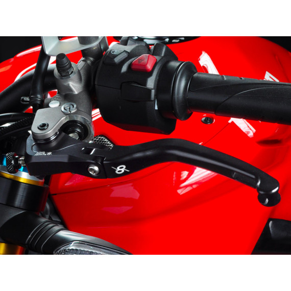 Aluminum levers kit Ducati Monster 1100-1200 - 749-999-848-1098-1198-899-959-1199-1299-PanigaleV2-Panigale V4-V4S-V4R 18-22)-St