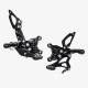 Aluminum rearsets Aprilia RSV4 APRC - Tuono V4 APRC (street) 11-16