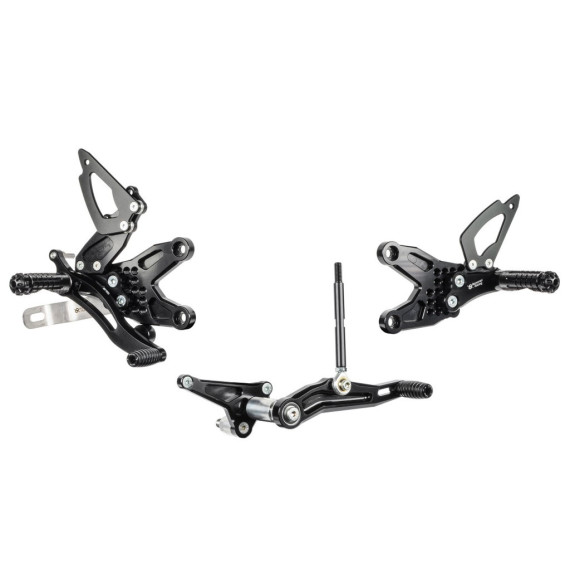 Aluminum rearsets BMW S 1000 RR - HP4 (race) 08-14