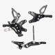 Aluminum rearsets BMW S 1000 RR - HP4 (race) 08-14