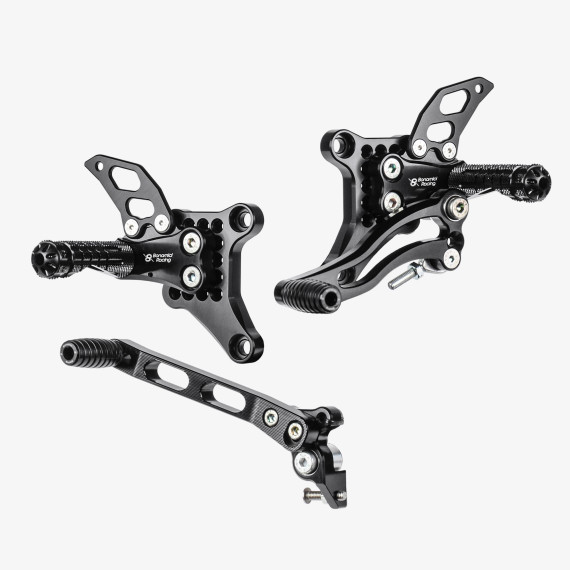 Aluminum rearsets Ducati 848 - 1098 - 1198 07-11