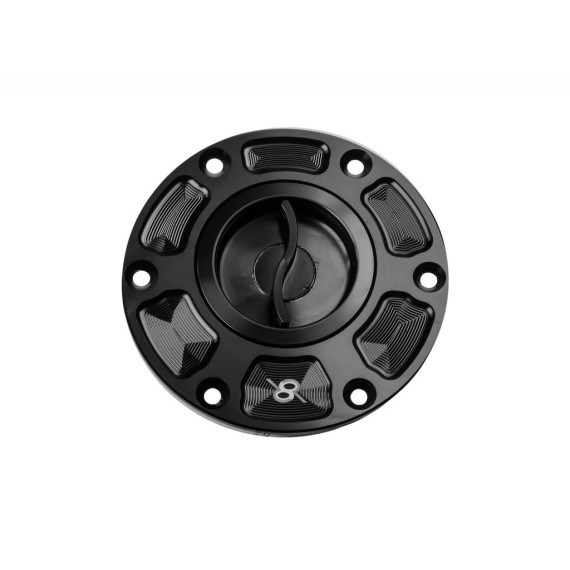 Aluminum tank cap for Aprilia RS660 - Tuono 660 - MV Agusta F3 11-18 - BLACK