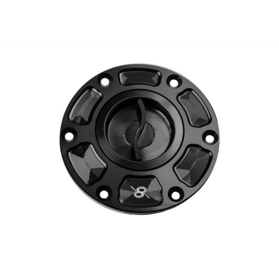 Aluminum tank cap for Triumph Daytona 06-17 - Street Triple 06-23 - Speed Triple 11-20 - BLACK