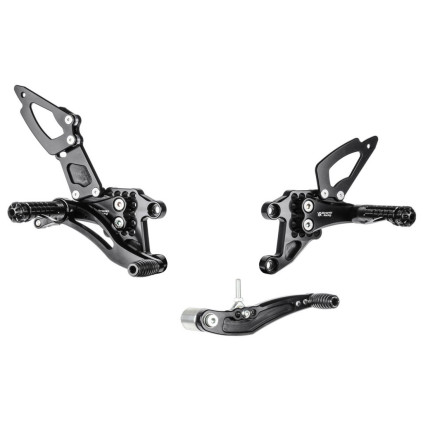 Aluminum rearsets Honda CBR 600 RR (street) 03-06