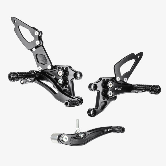 Aluminum rearsets Honda CBR 600 RR (street) 03-06