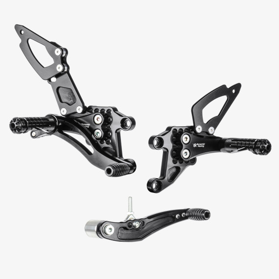 Aluminum rearsets Honda CBR 1000 RR (street) 04-07