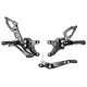 Aluminum rearsets Honda CBR 600 RR (race) 07-17