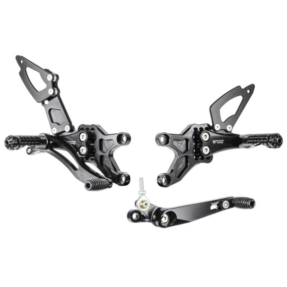 Aluminum rearsets Honda CBR 600 RR (race) 07-17