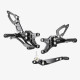 Aluminum rearsets Honda CBR 600 RR (race) 07-17