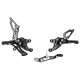 Aluminum rearsets Honda CBR 1000 RR (street) 08-16