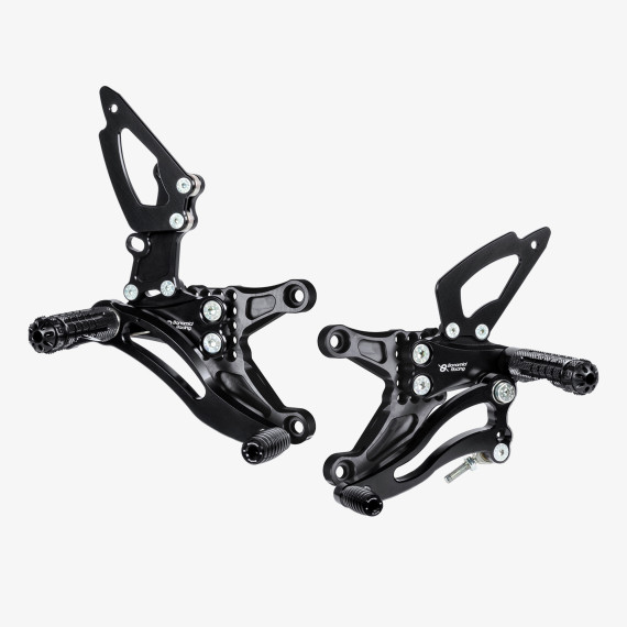 Aluminum rearsets Kawasaki ZX-6R 05-06