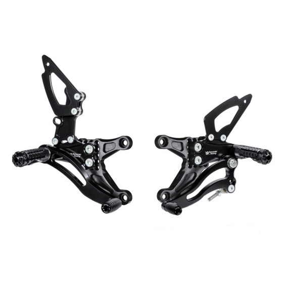 Aluminum rearsets Kawasaki ZX-6R 09-17