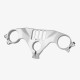 Aluminum top triple clamp Ducati Panigale V2 20-23 -SILVER