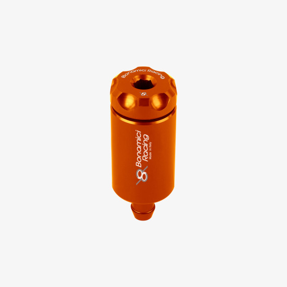 Aluminum 8ml rear oil tank - ORANGE