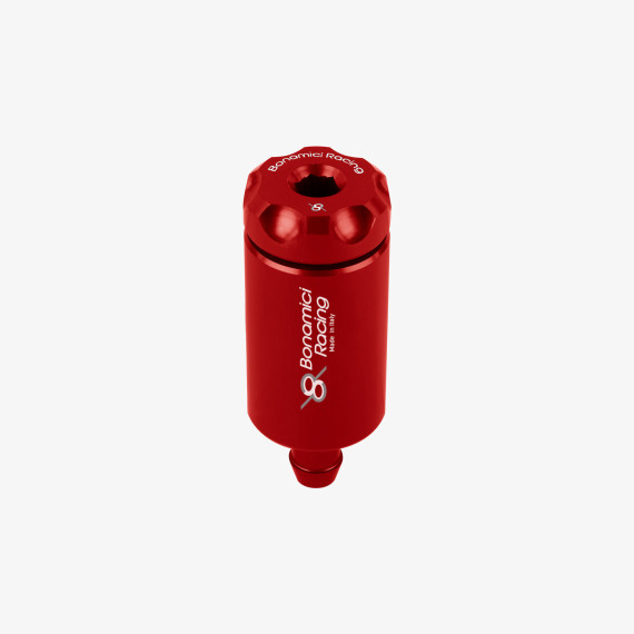 Aluminum 8ml rear oil tank - RED