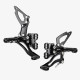 Aluminum rearsets Suzuki GSX-R 1000 05-06