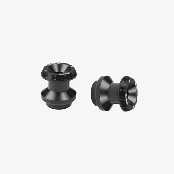 Aluminum swing arms spools classic 6 mm - BLACK