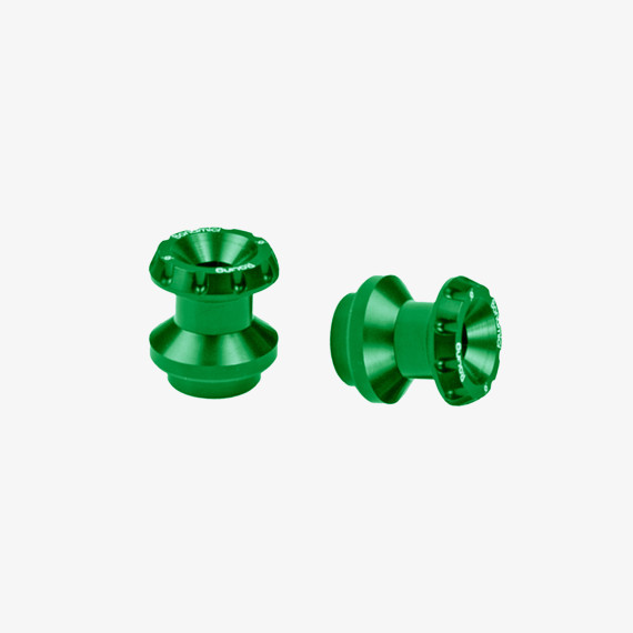 Aluminum swing arms spools classic 6 mm - GREEN