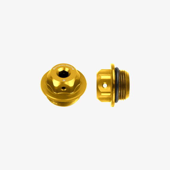 Aluminum oil cap for Ducati M22x1,5 - GOLD