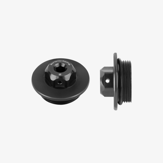 Aluminum oil cap for Kawasaki M30x1,5 - BLACK