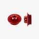 Aluminum oil cap for Kawasaki M30x1,5 - RED