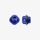 Aluminum oil cap for Ducati 848-1098-1198 M19,5x2,5 - BLUE