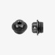 Aluminum oil cap for BMW M24x2 - BLACK