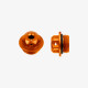 Aluminum oil cap for BMW M24x2 - ORANGE