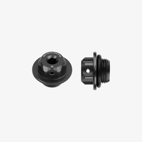 Aluminum oil cap for Suzuki M20x1,5 - BLACK