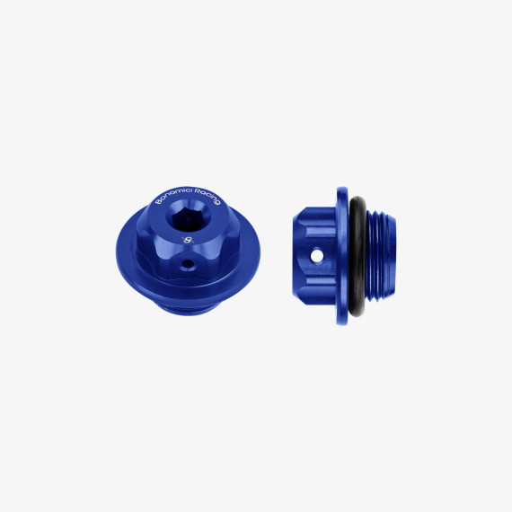 Aluminum oil cap for Suzuki M20x1,5 - BLUE