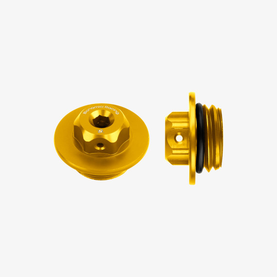 Aluminum oil cap for Yamaha M27x3 - GOLD