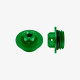 Aluminum oil cap for Yamaha M27x3 - GREEN