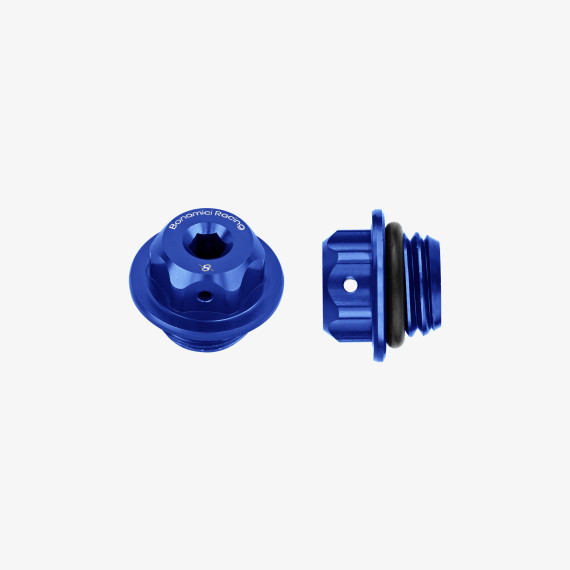 Aluminum oil cap M20x2,5 - BLUE