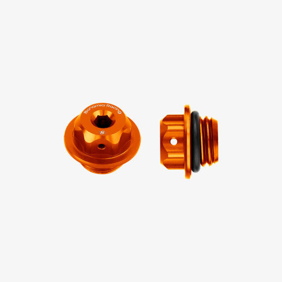 Aluminum oil cap M20x2,5 - ORANGE