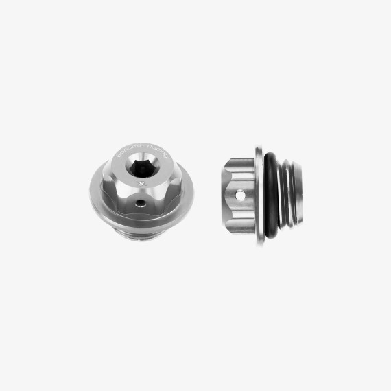 Aluminum oil cap M20x2,5 - SILVER