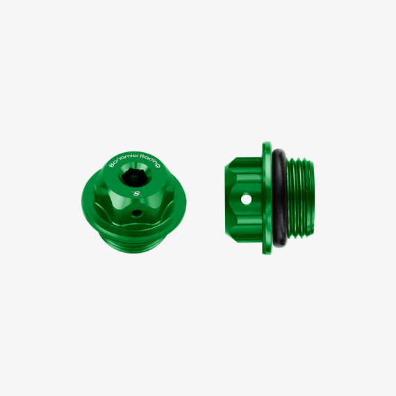 Aluminum oil cap for Aprilia RS660 M20x1,5 - GREEN