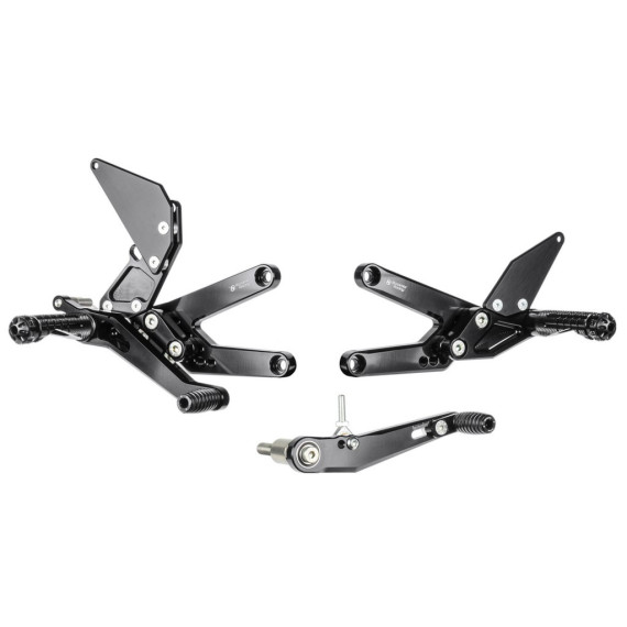 Aluminum rearsets Triumph Daytona 675 Quickshifter (race) 13-17