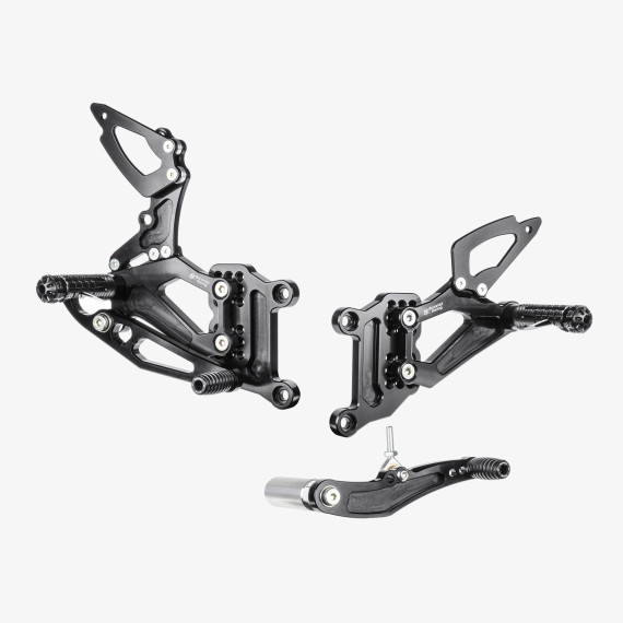 Aluminum rearsets Yamaha YZF R1 (street) 04-06