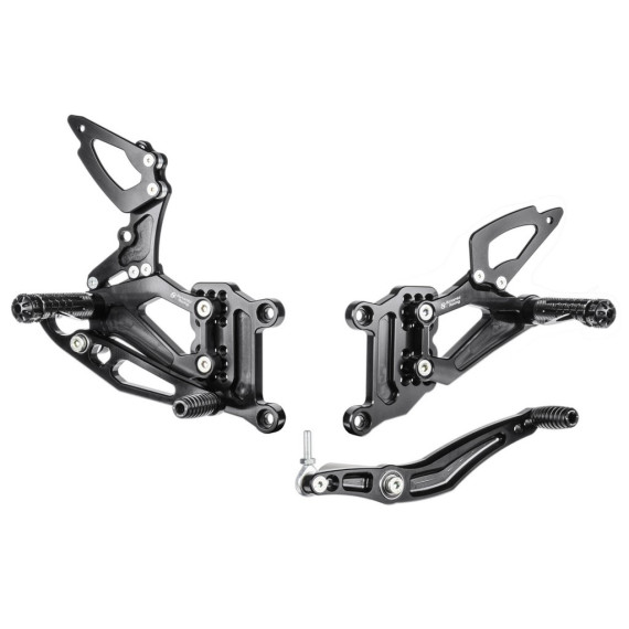 Aluminum rearsets Yamaha YZF R1 (race) 04-06