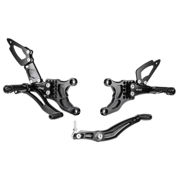 Aluminum rearsets Yamaha YZF R1 09-14