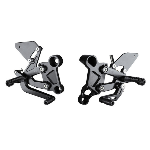 Aluminum rearsets Yamaha MT-09-FZ09-XSR 900-Tracer without Quickshifter 13-20