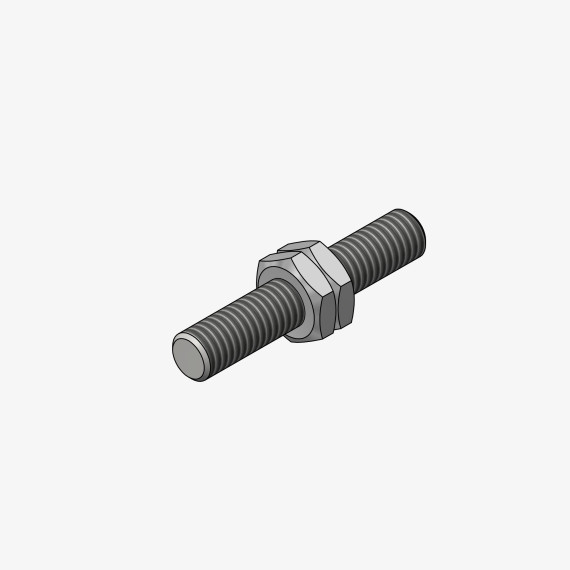 Iron LH threaded rod