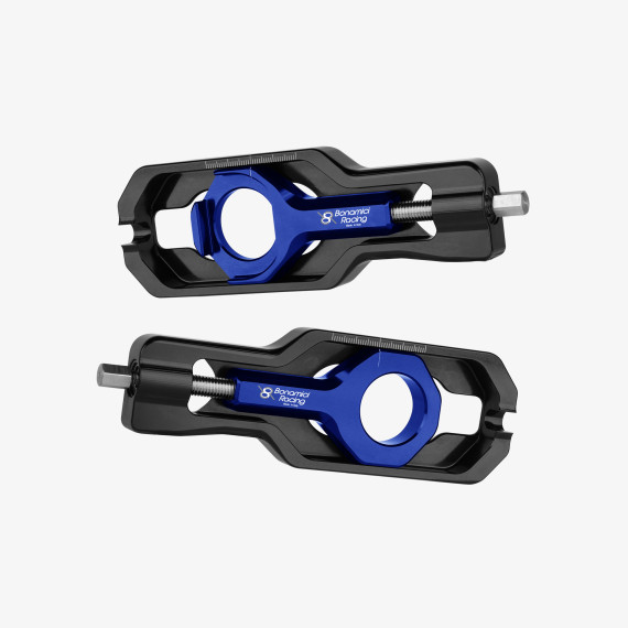 Aluminum chain adjuster Yamaha YZF R1-MT-10 15-19 - BLUE