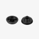 Aluminum spare part center cap - BLACK