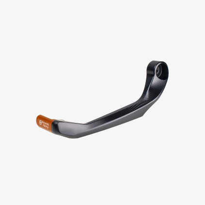 Aluminum lever protection LH side - ORANGE (without adaptor)