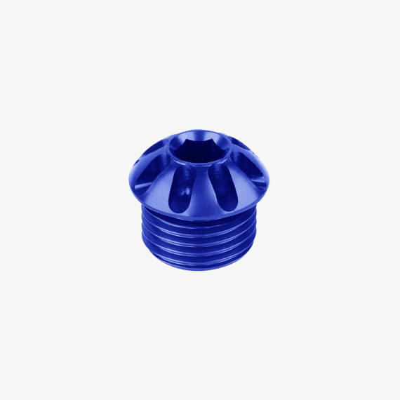 Coloured cap for footpeg - BLUE